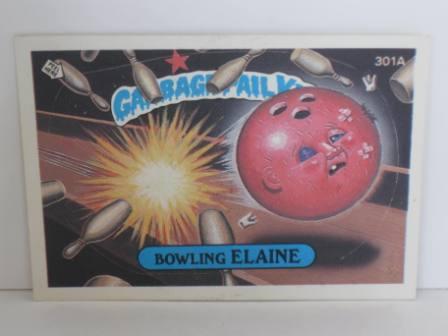 301A Bowling ELAINE 1987 Topps Garbage Pail Kids Card